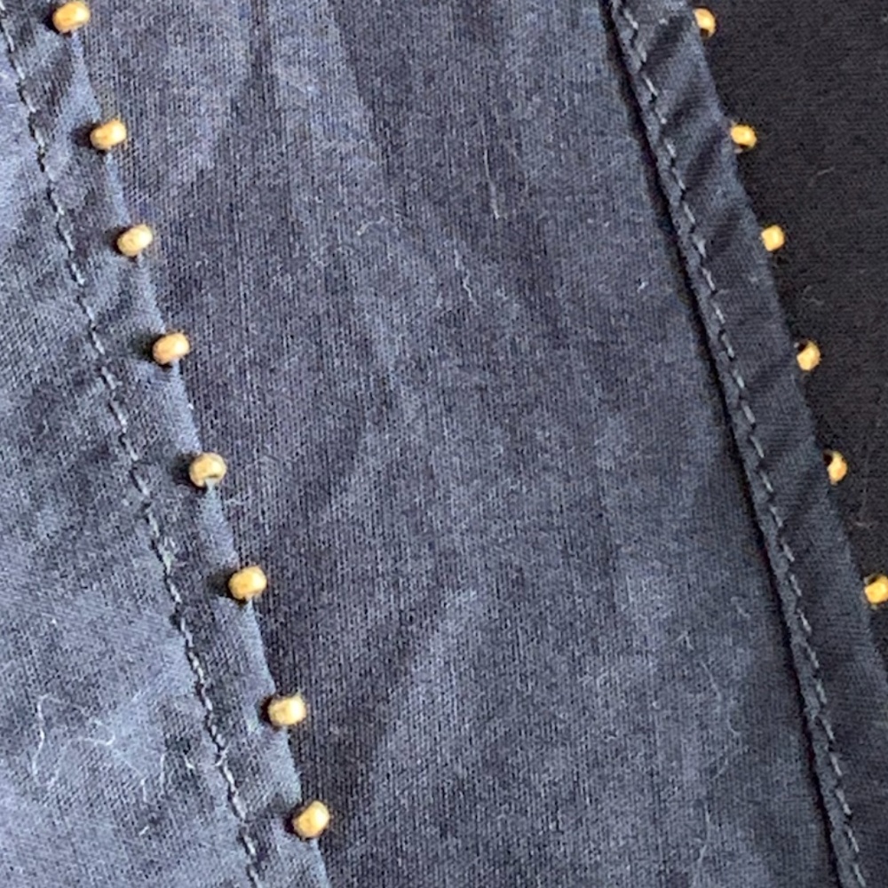LAST CALL ⭐️ J.Crew Beaded Tunic in Navy Blue - Picture 5 of 5